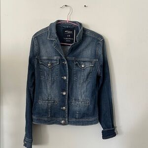 Silver Jeans Dark Blue Denim Jacket